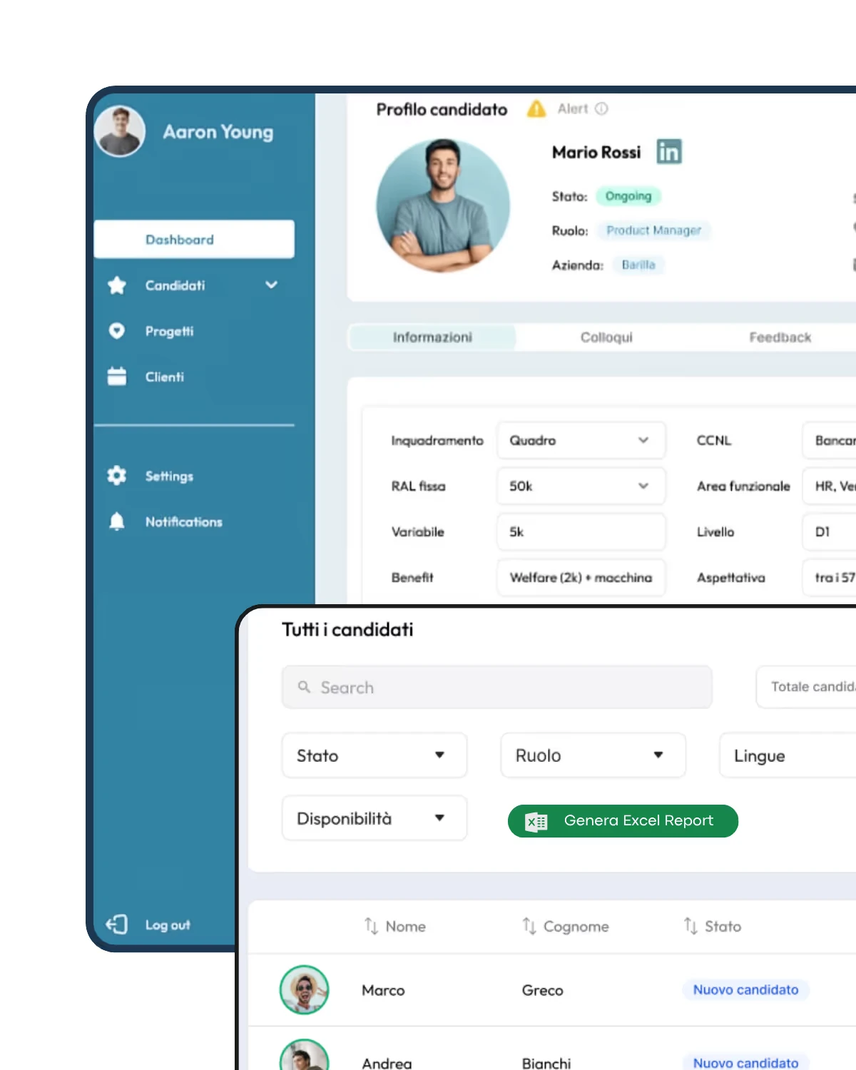 Dashboard ATS APraise